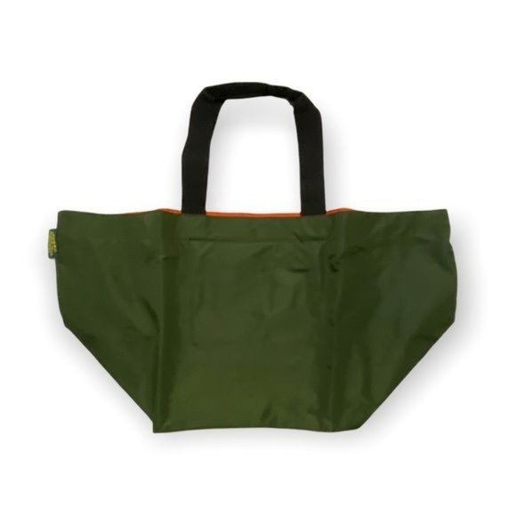Herve chapelier Handbags - New Herve Chapelier iconic two tone nylon tote, XL. 913N. Dark green with orange